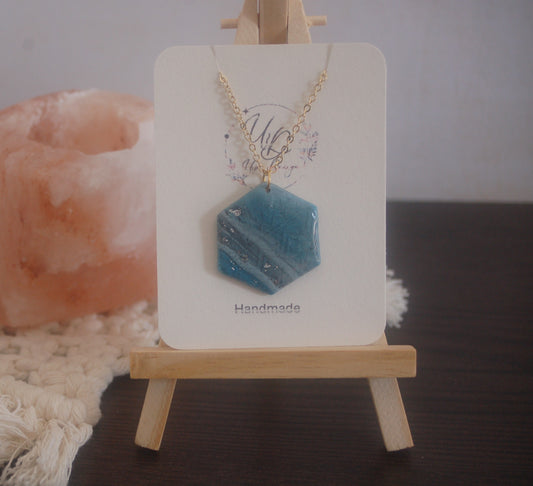 Collana ESAGONO mare